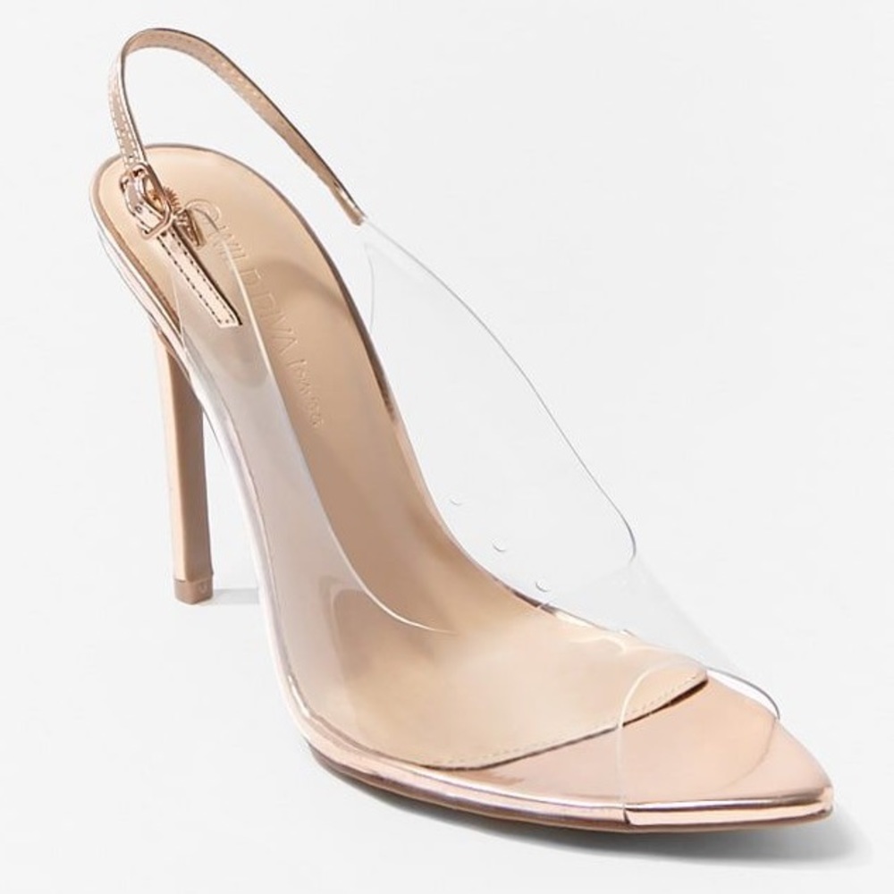 Translucent Slingback Heels - image 1